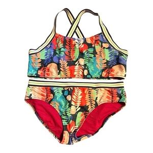 Girls 2-Piece SunSeeker Swimsuit 13/14